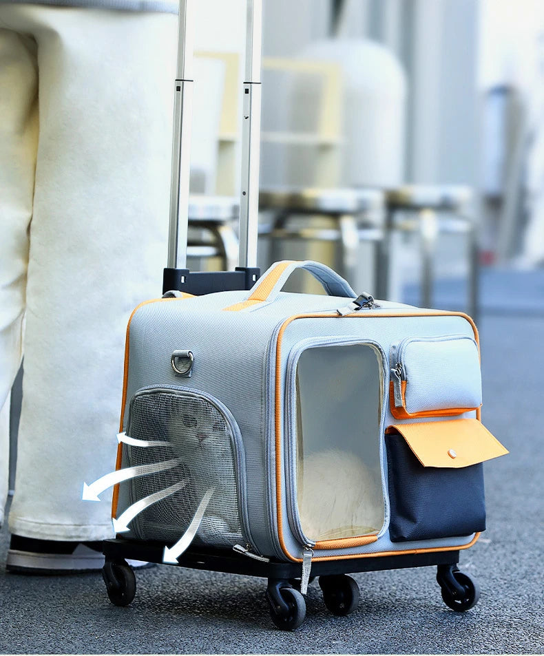 Pet Cart Portable Cat Bag Portable Travel Essential Luggage Small Cat And Dog Suitable For High Beauty Styles