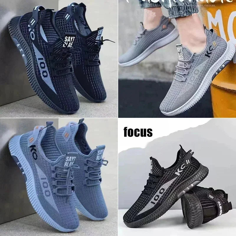 2024 Summer New Men's Shoes Casual Shoes Men's Breathable Mesh Sports Shoes Versatile and Comfortable