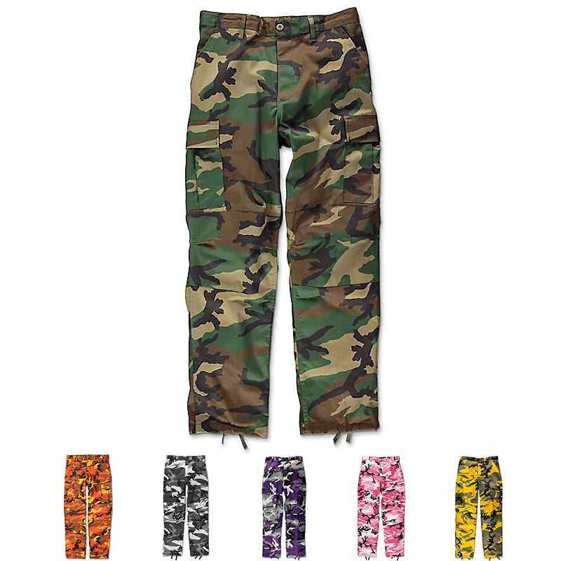 BDU pants streetwear men mens hip hop cargo pants tactical camouflage trousers military clothing winter street wear warm