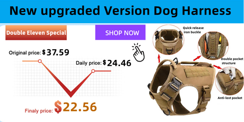 Pet K9 Tactical Military Vest German Shepherd Golden Retriever Tactical  Training Dog Harness and Leash Set For All Breeds Dogs